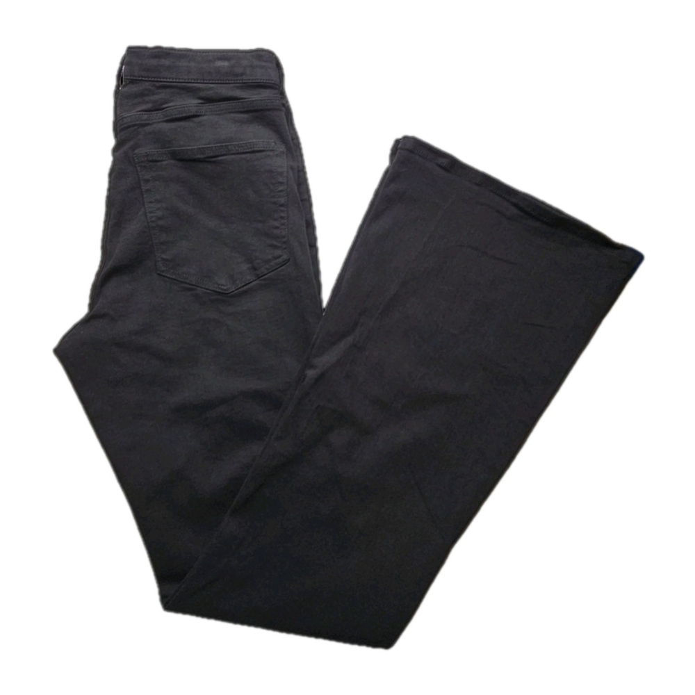 Topshop Moto Jamie Flare jeans in black Size 32x32